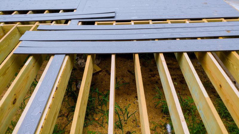 Completed Deck Tile Installation